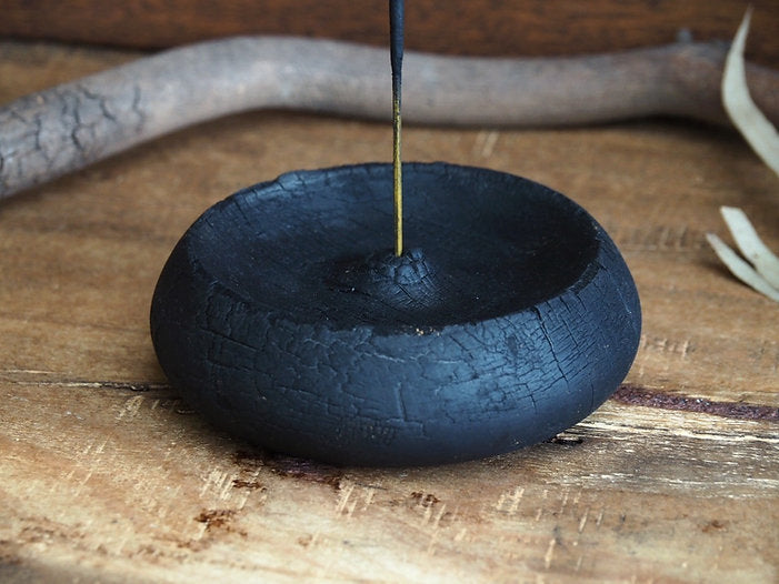 Image of Terra Cruda wooden incense burner