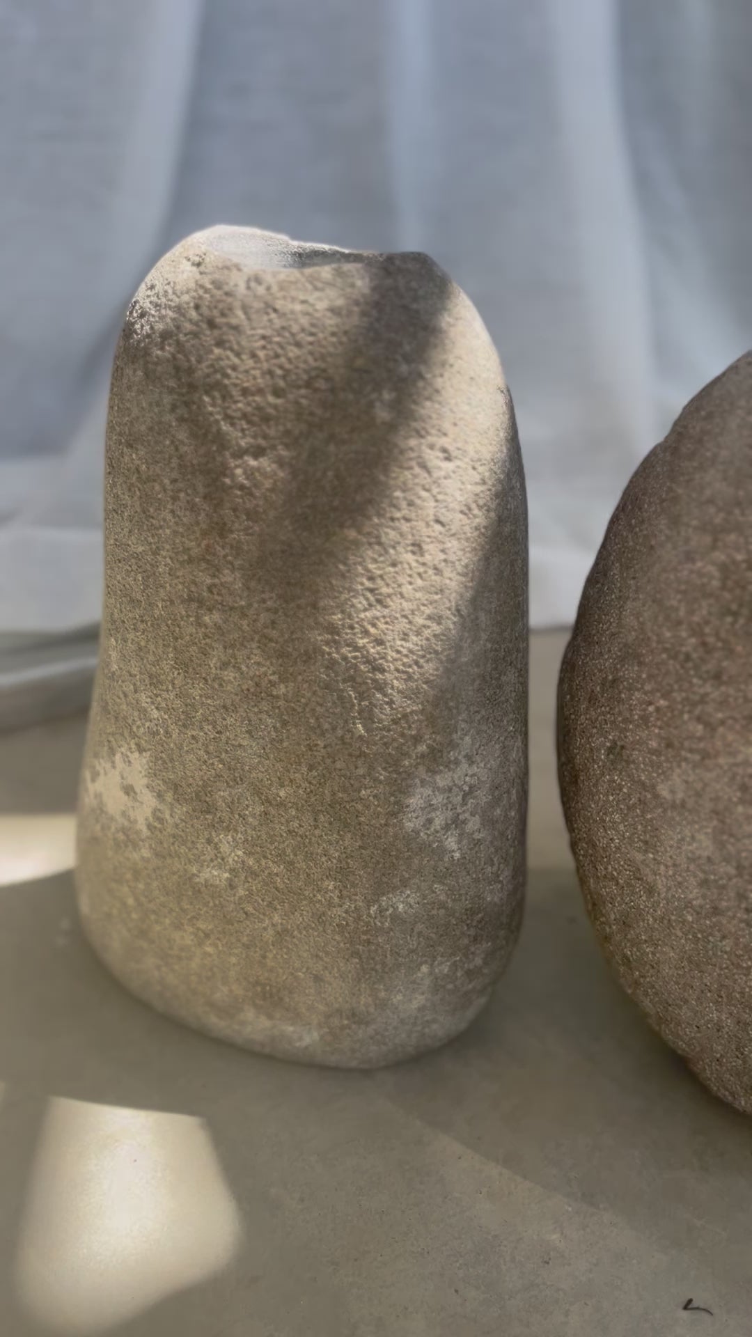 Video of Terra Cruda's Shadow Rock Vase from the Australian homewares collection