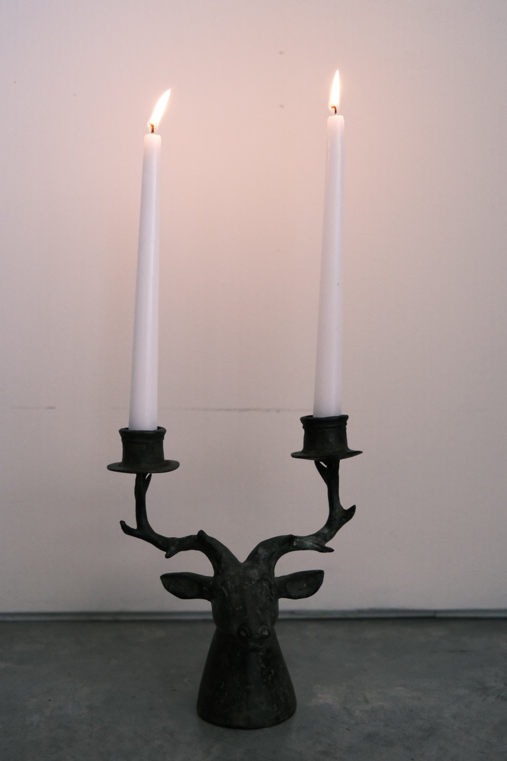 Image of Terra Cruda's Vintage Deer Candle Holders from the Australian homewares collection