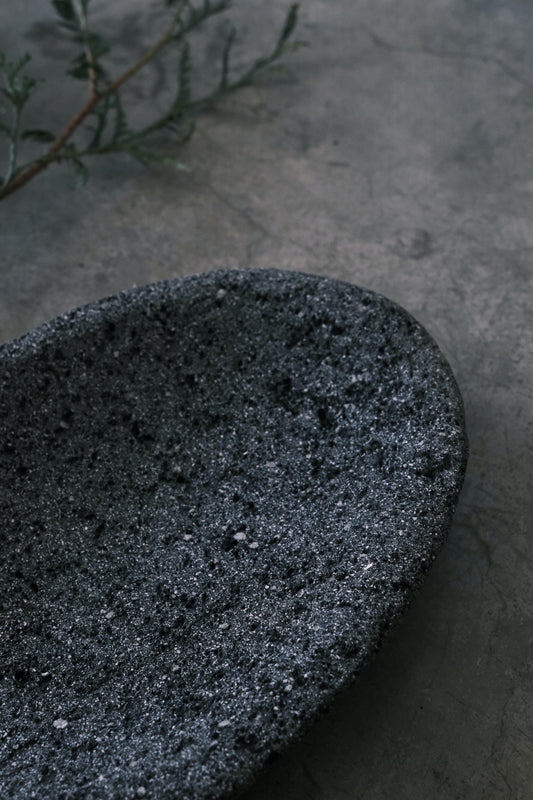 Image of the Molten Earth Dish from Terra Cruda's Australian homewares collection
