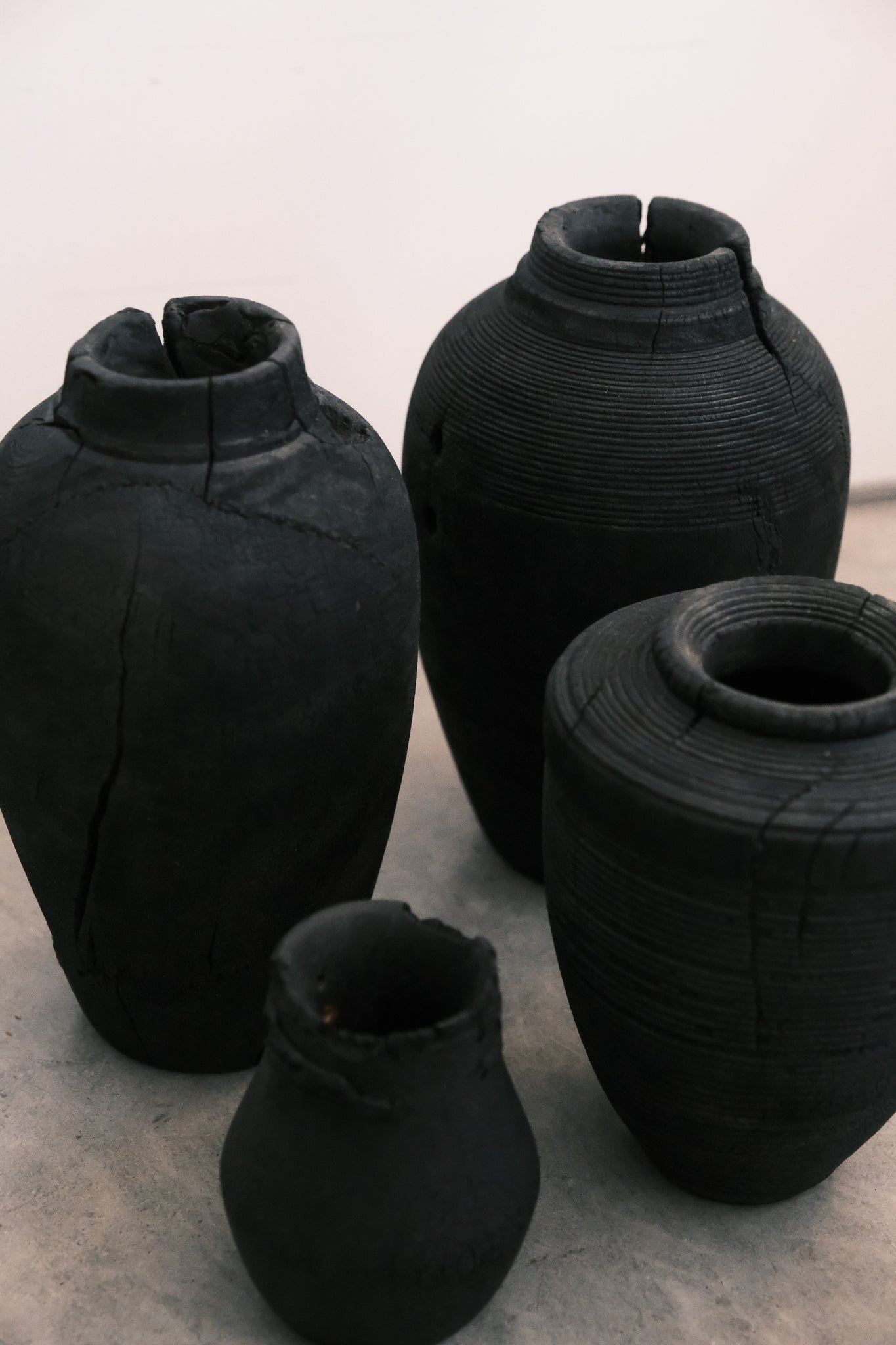 Image of Terra Cruda Red Gum Wooden Vase Vessel Decor collection